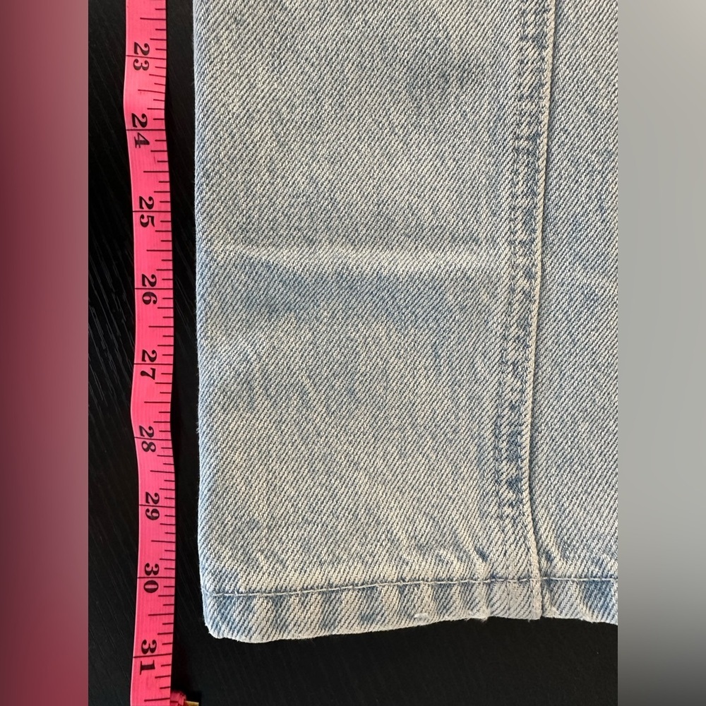 Zara Women's Light Blue Straight Leg Jeans - Picture 6 of 8